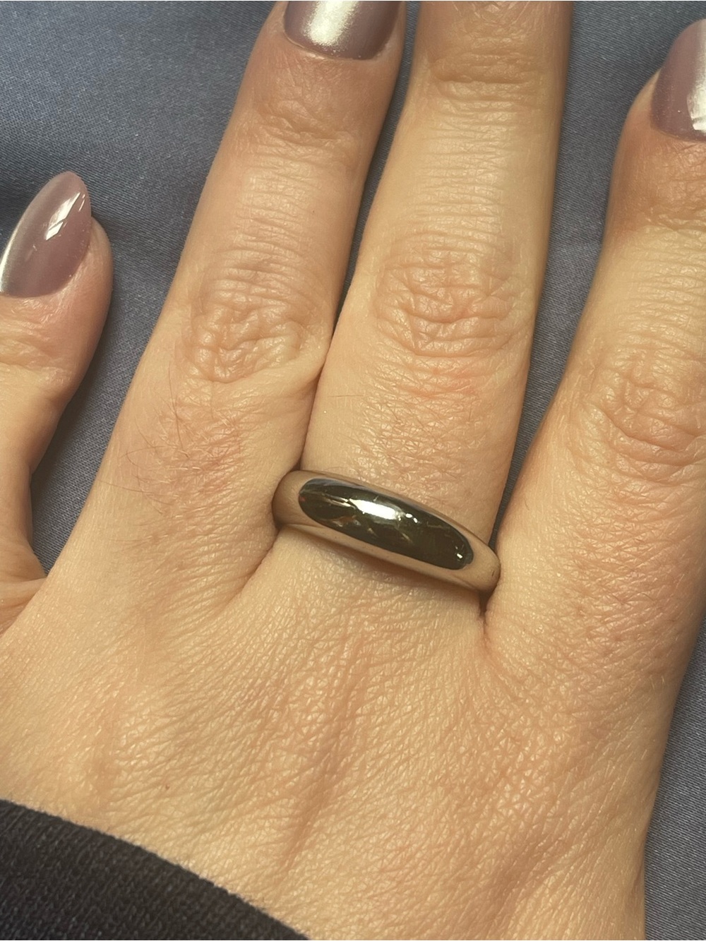 Classic Polished Dome Ring in Silver - Women's Jewelry